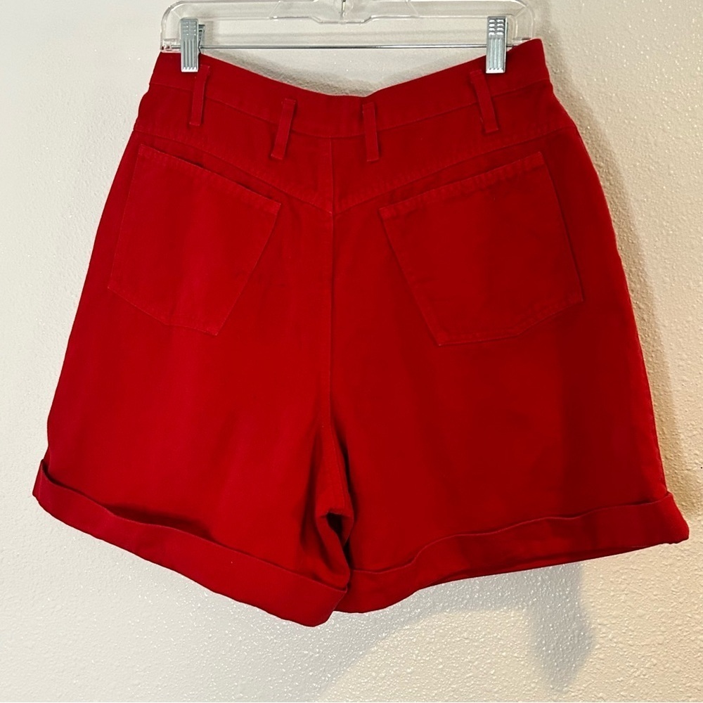 Vintage J.G. Hook High Waist Red Shorts Size 14 - Picture 3 of 6